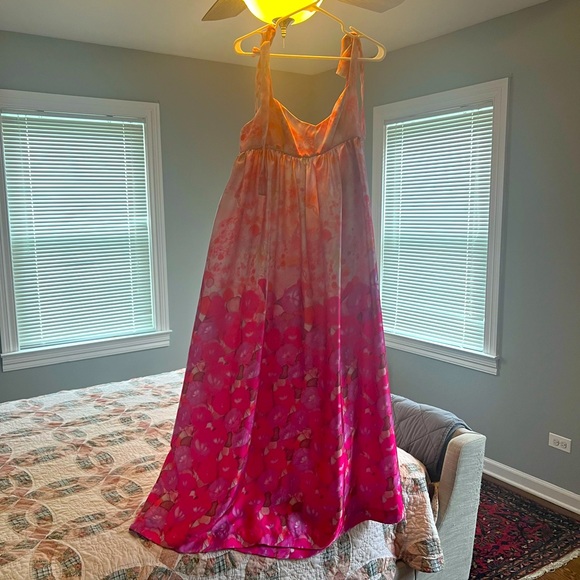 BRAND NWT SILK Delfi Collective Pink Alice Dress - Picture 8 of 10